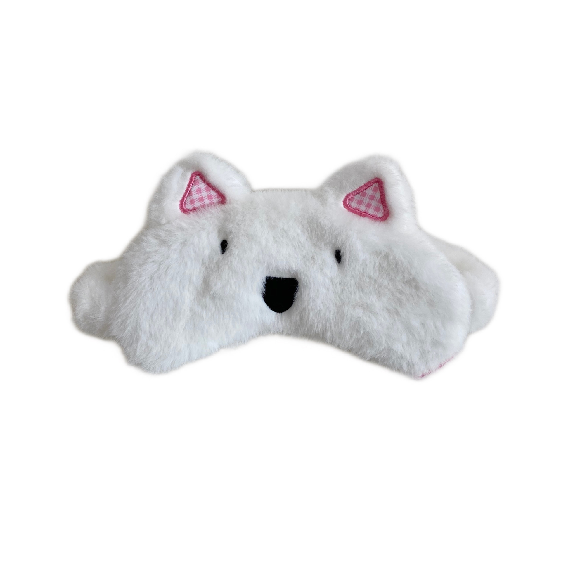 Cute cartoon nap eye mask, West Highland eye mask, sleep shading, travel nap special, eye fatigue relief tool Item Picture