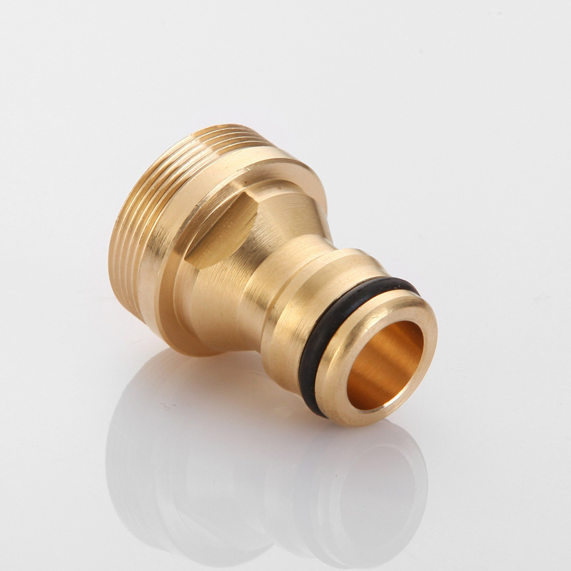 Wholesale of bathroom accessories for fully automatic washing machine water pipe interface connection faucet all-copper faucet adapter joint Specification drawing