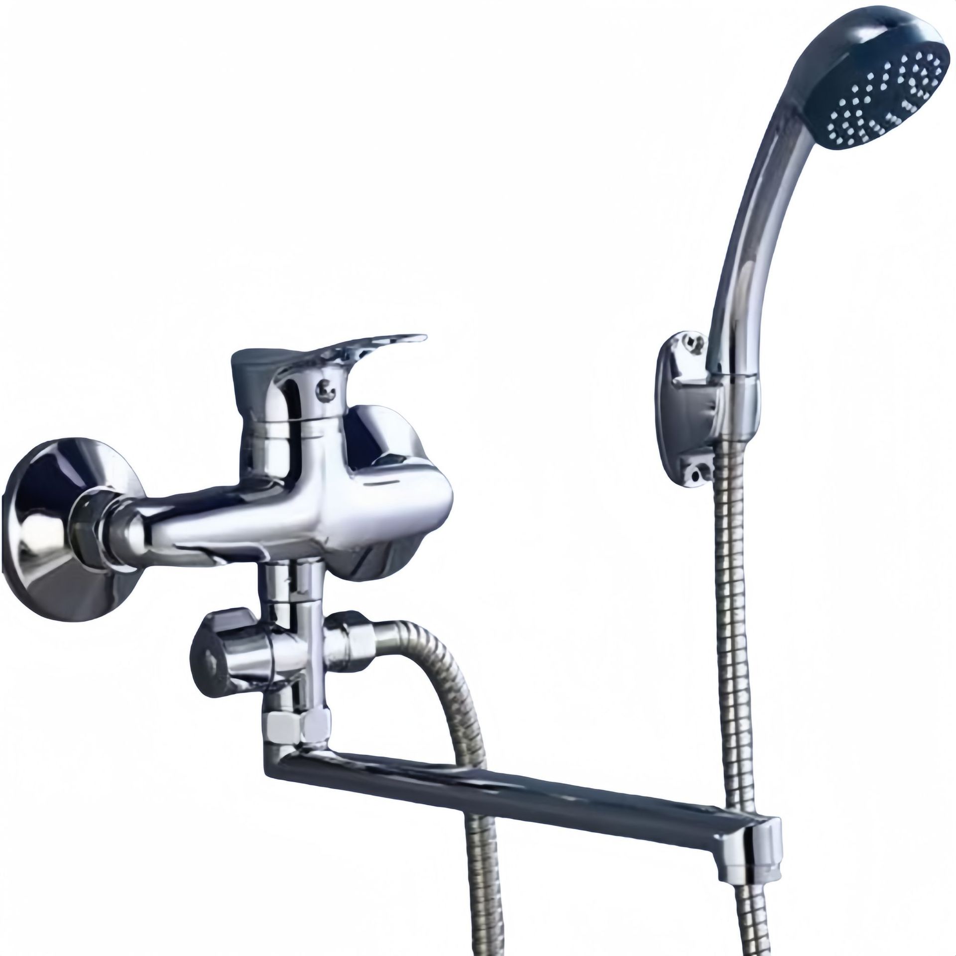 Foreign Trade Sanlian Russian Central Asia bathtub set Faucet extension pipe Rotatable shower set Faucet Item Picture