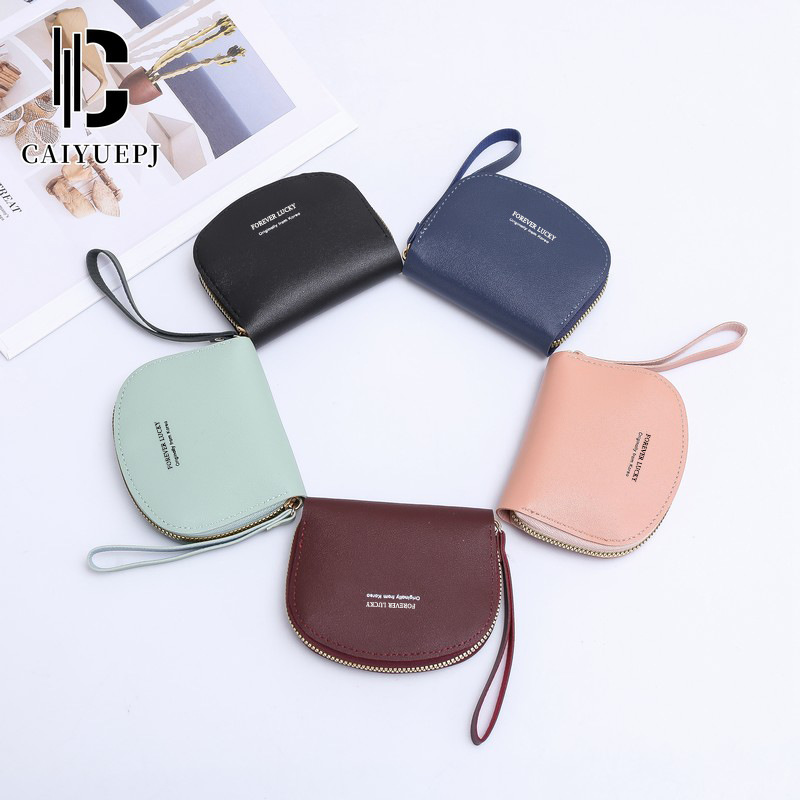 Zipper card case, solid color access control card holder, coin purse, ladies' high-end feel, large-capacity card slot, source factory details Picture