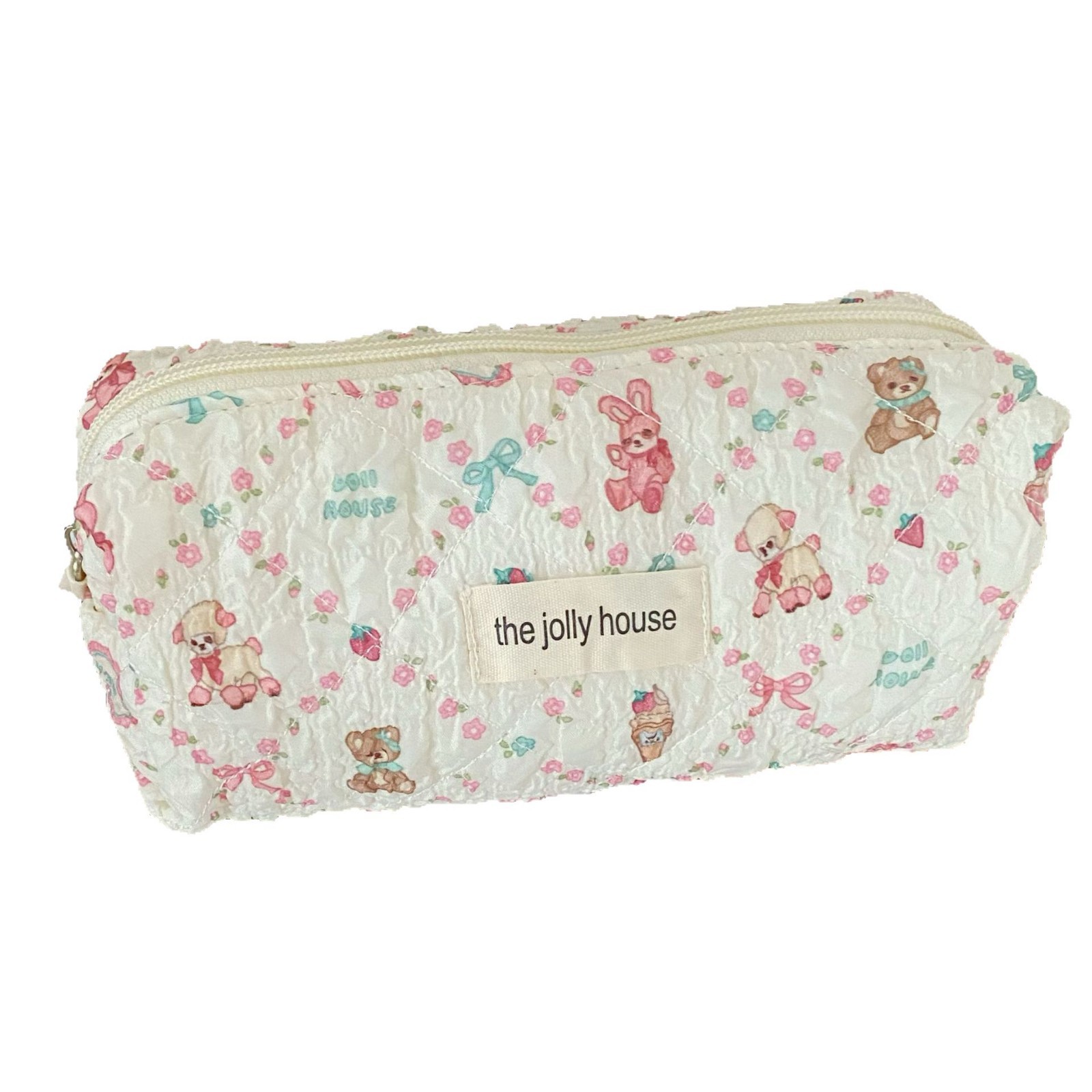 ins high appearance level pen case bubble foam new large-capacity junior high school girls' stationery bag, girls' pencil case storage bag Item Picture