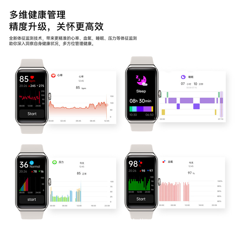 Wholesale of new cross-border smartwatches, 1.47-inch large-screen ultra-thin wristbands, full-function heart rate sports Bluetooth watches Application Scenario