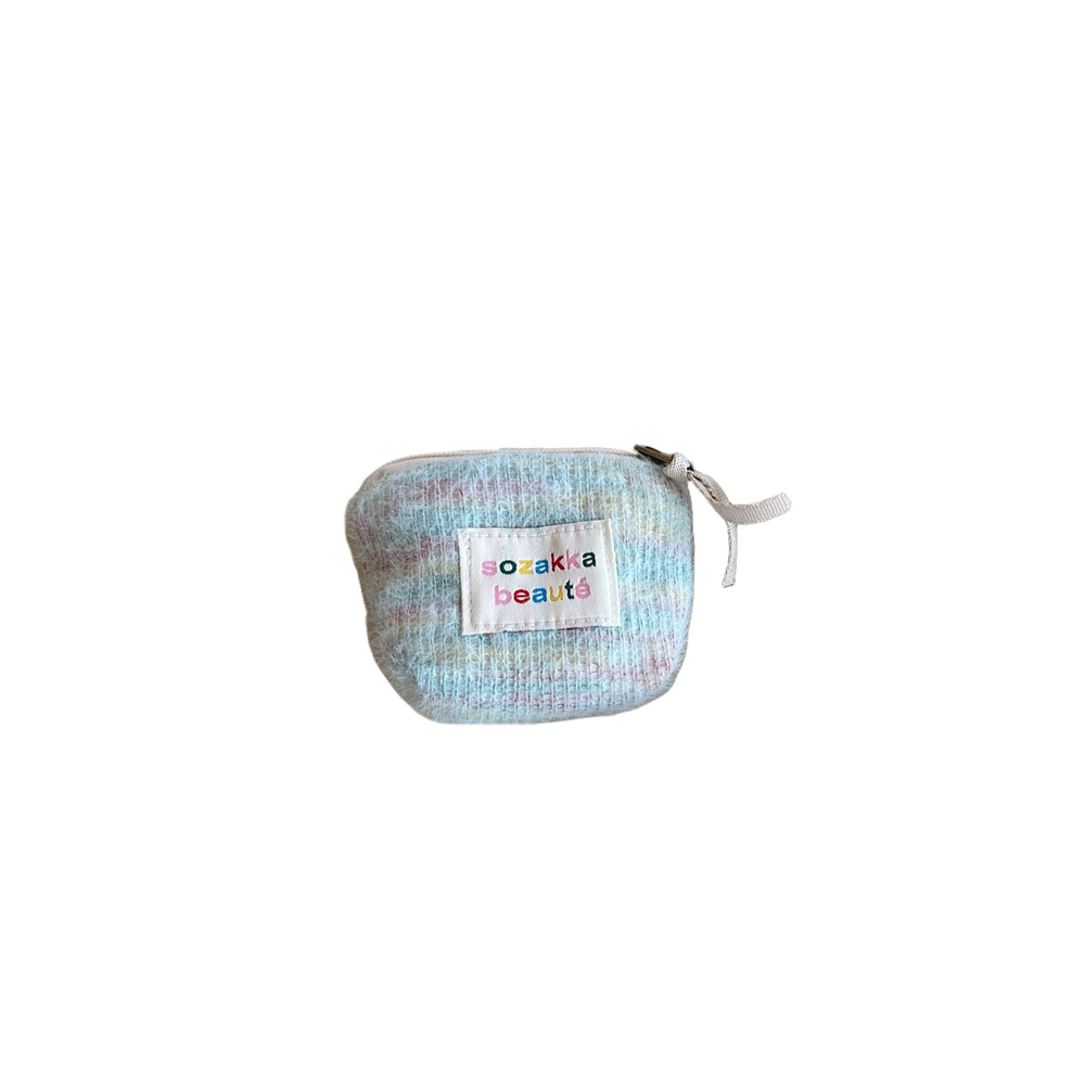 311202 New mini small-sized makeup bag, women's plush portable inner bag, high-end and stylish red envelope storage bag Item Picture