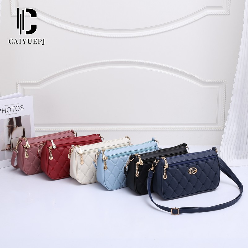 New crossbody bag for women, a versatile single-shoulder bag in solid color, a simple spring cross-border trade multi-functional small square bag details Picture