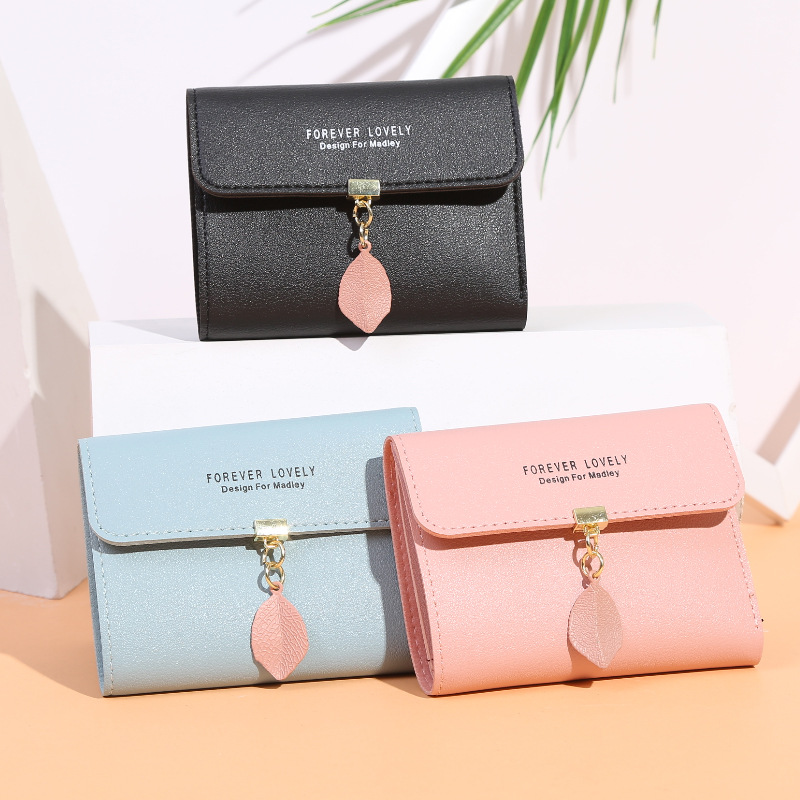 purse women 2020 New Short PU Small Purse Purse Leather Coin Purse Purse full figure