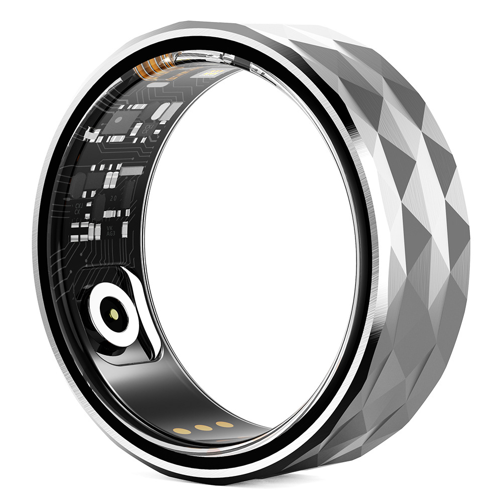 The new cross-border R12M smart ring, a fashionable Bluetooth ring, is designed for step count, sleep, heart rate, blood pressure, blood oxygen, and transportation Specification drawing