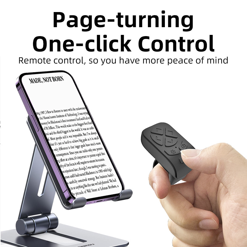Short video Bluetooth like ring remote control, lazy person taking photos, self-timer, e-book page Turner Application Scenario