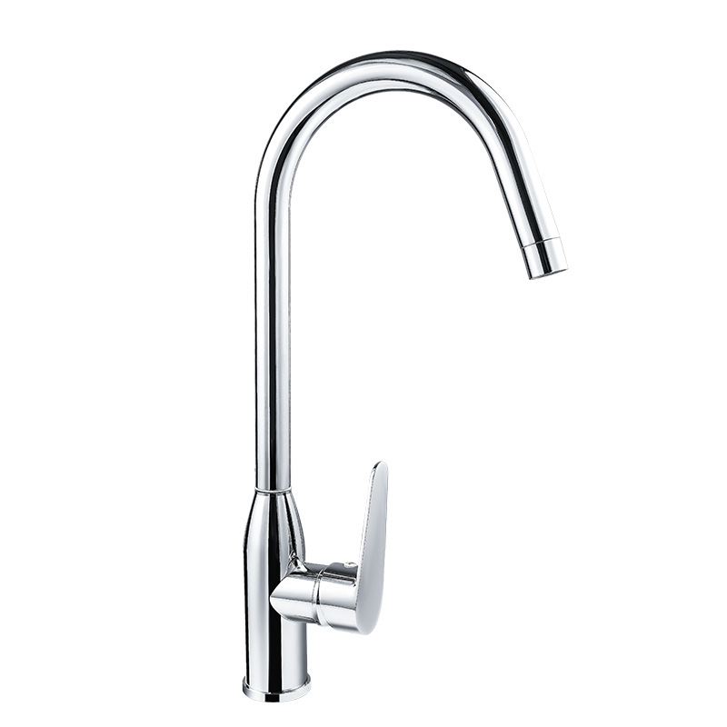 304 stainless steel sink, hot and cold water faucet, kitchen sink, large curved ball rotating anti-splash and mixing faucet Item Picture