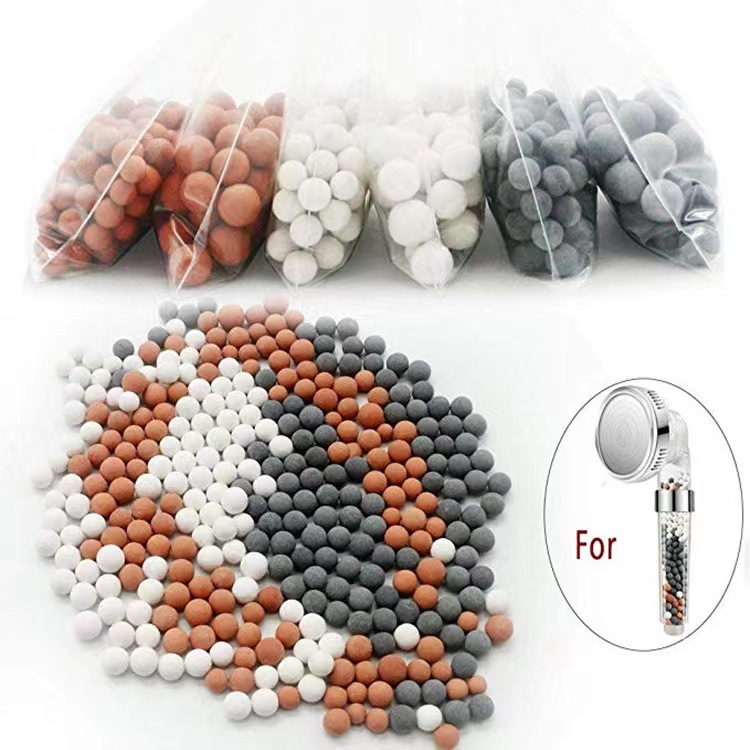 Negative ion energy ball filtration mineralization ball, gram of tourmaline purification stone, pebble shower head pressurized water purification full figure