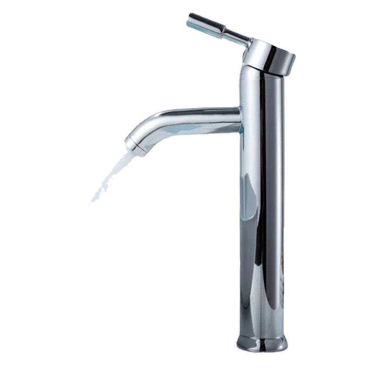 Factory direct supply of alloy single-hole cold and hot stainless steel faucets, bathroom washbasins, washbasins, and double copper faucets Item Picture