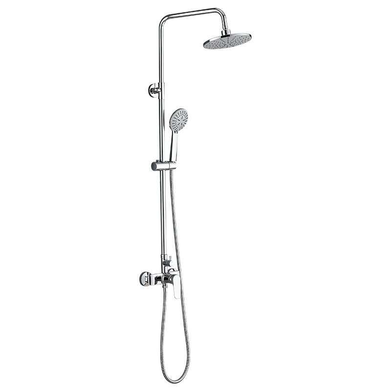 All-copper showerhead two-function shower set, suitable for construction sites, hotels, rain shower, cold and hot shower set, pressurized top spray Item Picture