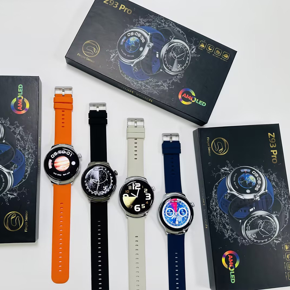 The new Z93 PRO smartwatch features a full touch screen with Bluetooth calls and is a multi-functional sports smartwatch manufactured in a cross-border factory full figure
