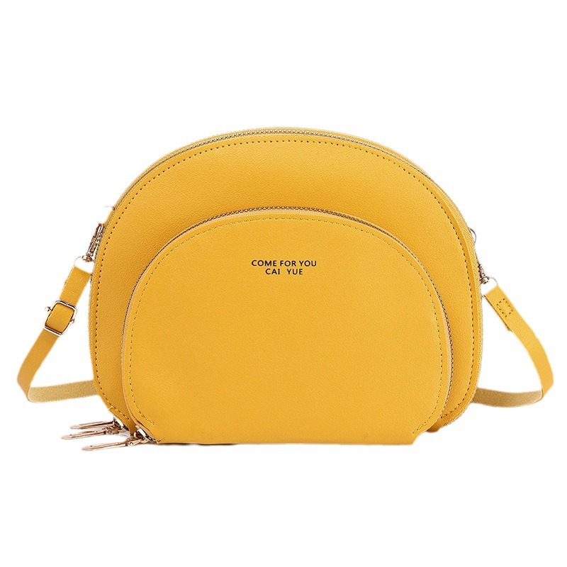 Fashionable women's bag, multi-layered single-shoulder crossbody bag, versatile and trendy mobile phone bag, women's wallet, large-capacity light crossbody bag Item Picture