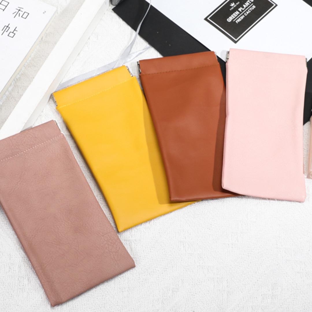 Data cable storage card case, automatic closure, wired earphone pocket, power charger, mini portable digital bag Specification drawing