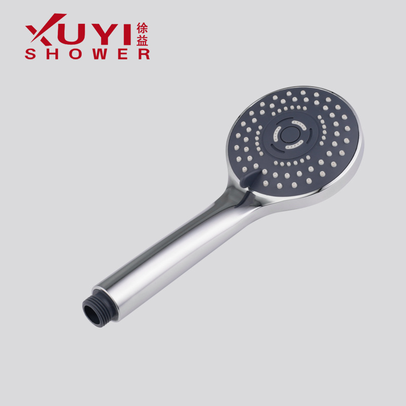 Factory direct supply of Hans new material five-speed two-color pressurized handheld showerhead, shower head and showerhead for household use Application Scenario