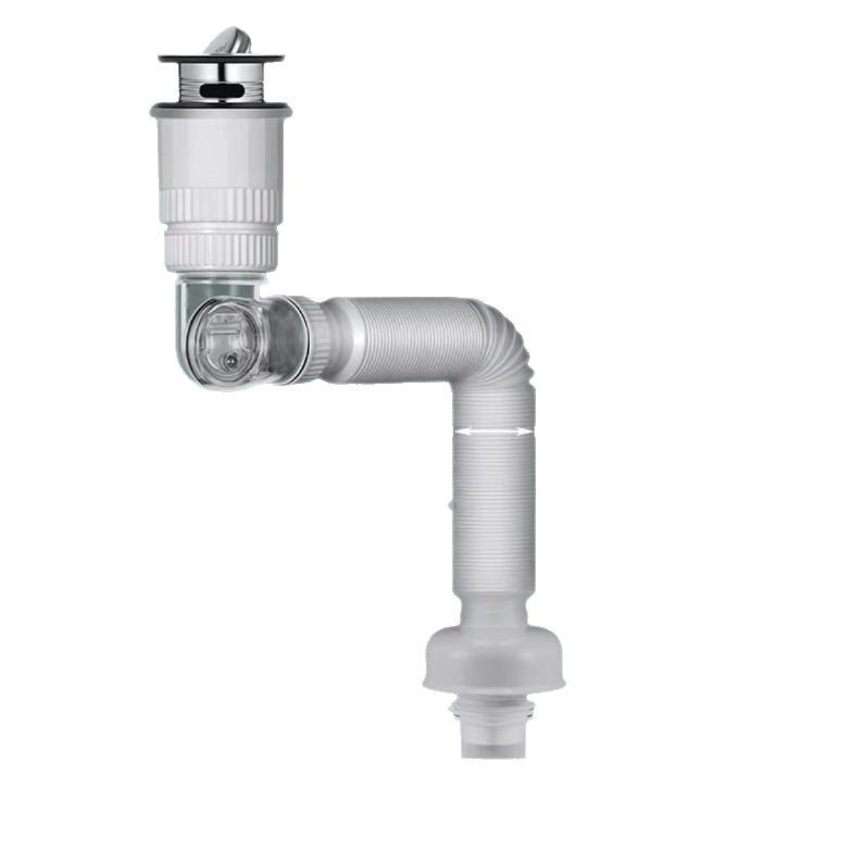 Washbasin and washbasin drain pipe anti-odor backflow magic tool, sink and countertop drain pipe, washbasin drain pipe accessories, leakage plug Item Picture