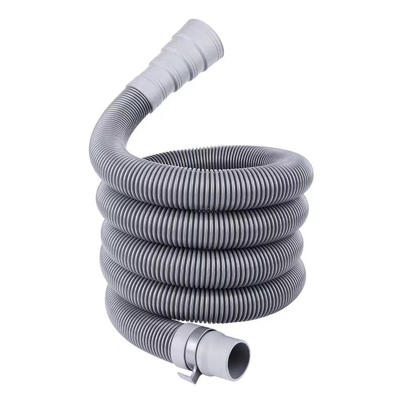 Washing machine drain pipe extension pipe, universal thickened rubber head outlet pipe, fully automatic drum agitator bottom pipe Item Picture