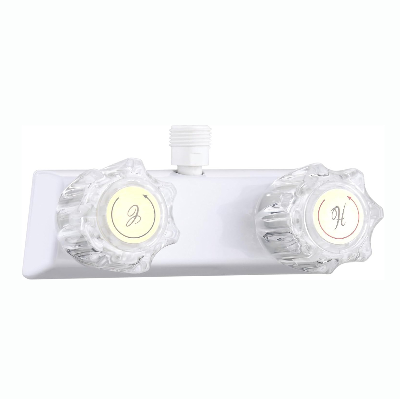 RV Faucet Hot and cold switch Shower Faucet switch 4" RV Camper Shower Faucet Specification drawing