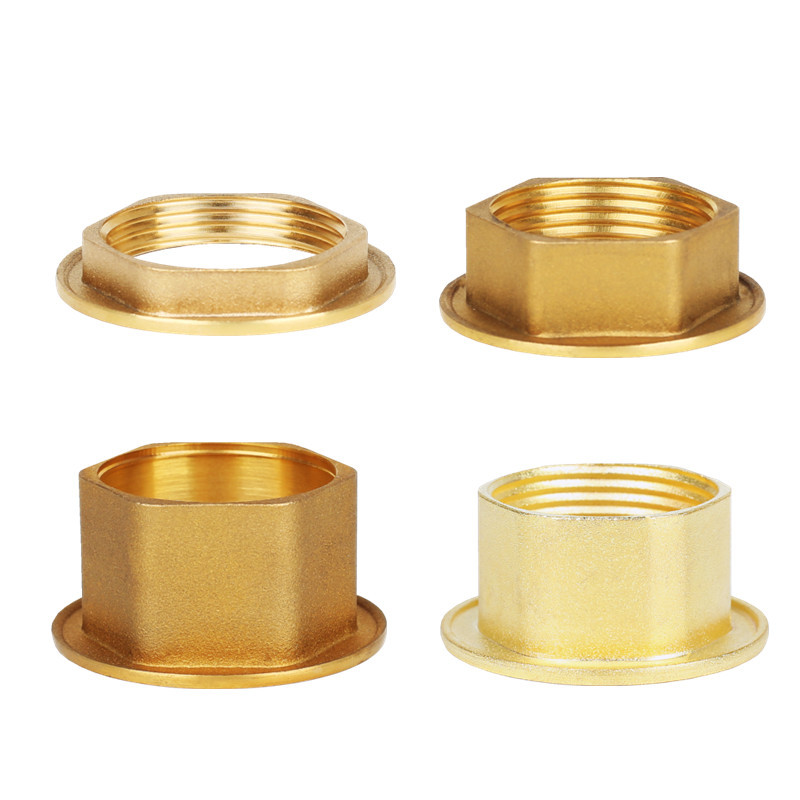 Full copper nuts for washbasin drain, ceramic washbasin, stainless steel drain, fixed nuts 37mm and 40mm accessories Item Picture