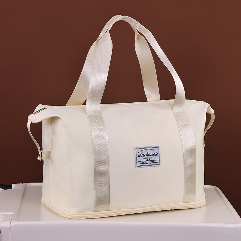 New travel bag, women's large-capacity fitness bag, dry and wet separation, sports and travel storage bag, clothes and luggage bag full figure