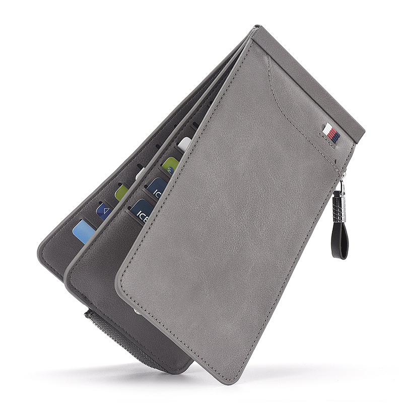 2025 Women's long, multi-slot wallet, Korean-style zipper wallet, clutch, women's multi-functional wallet Specification drawing