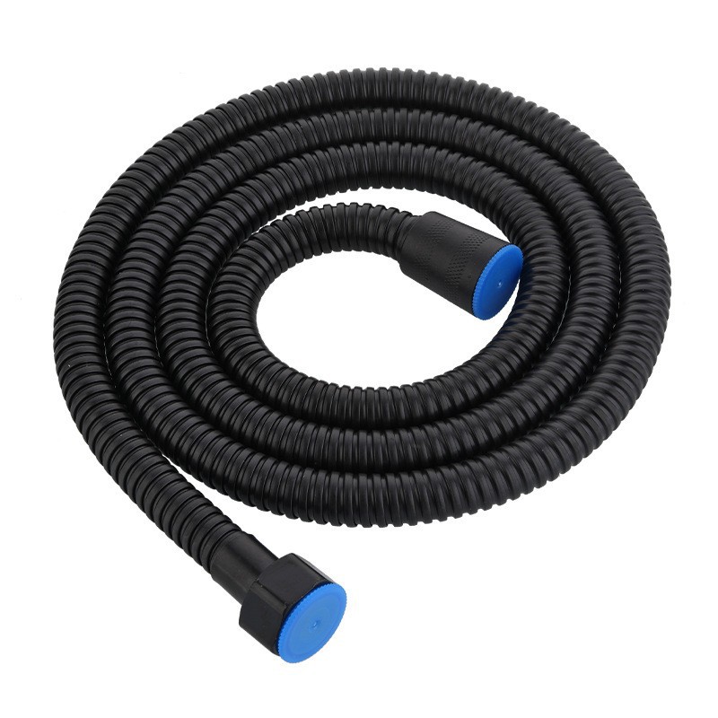 Stainless steel shower hose, showerhead hose, explosion-proof rain shower head, water pipe, black metal hose, 1.5 meters and 2 meters Item Picture