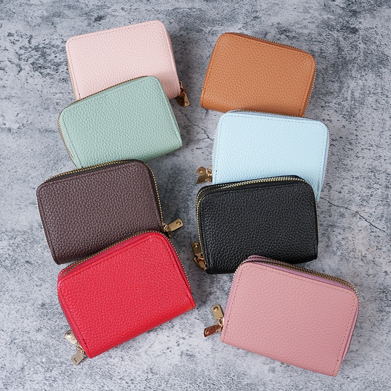 Wholesale multi-functional card case 204 New style organ card case, double-zipper women's wallet, large-capacity pu card holder Application Scenario