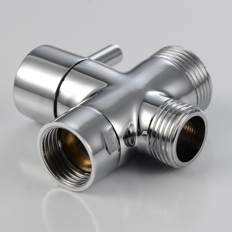 Copper water divider quick-opening water divider valve, three-way showerhead accessories, shower conversion valve, one inlet two, 4 and 6 branches full figure