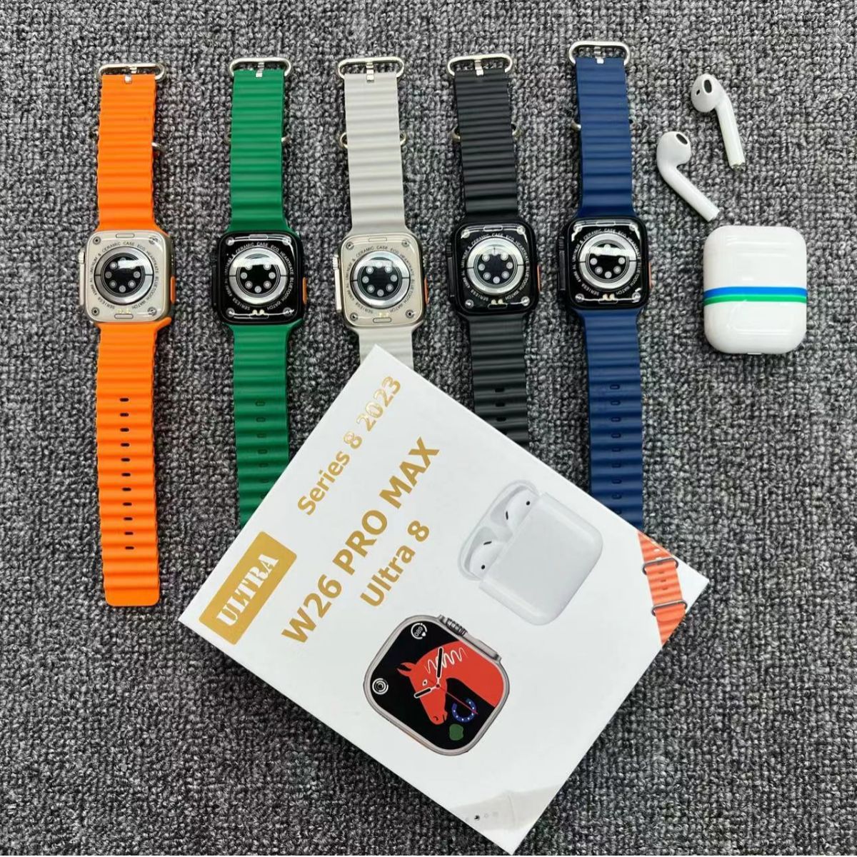 T55/W26ultra Headphone 2-in-1 smartwatch Bluetooth bracelet for calls, sports information, heart rate and sleep Application Scenario