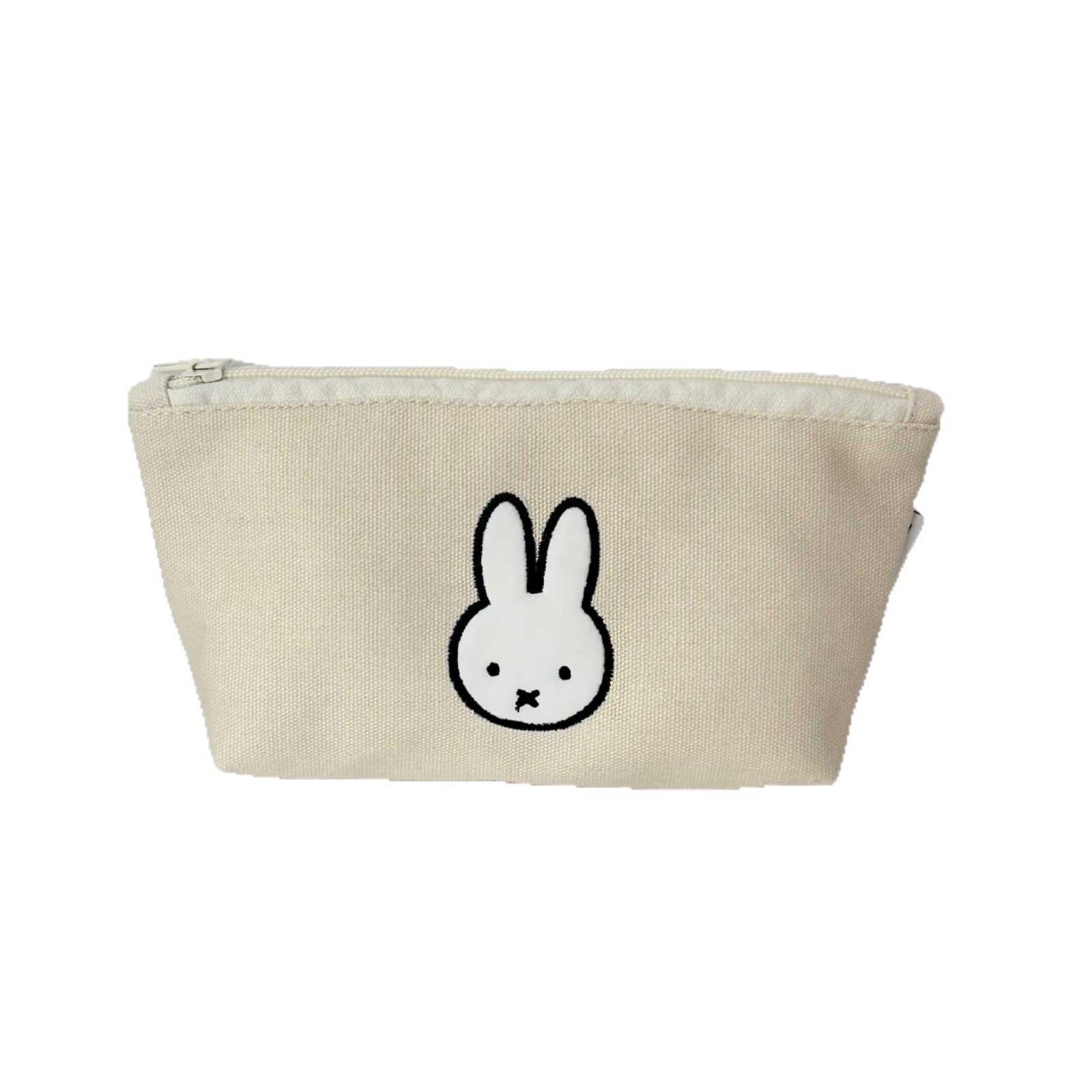 Cute rabbit canvas pen case ins large-capacity simple and dirt-resistant pencil case and stationery bag storage bag for primary and secondary school students Item Picture