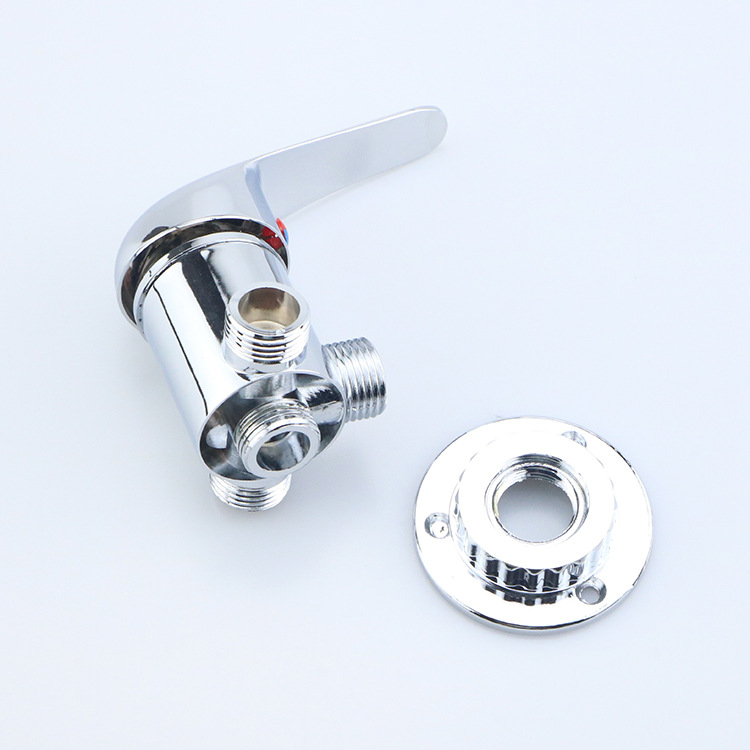 Solar water heater mixing valve, exposed shower, hot and cold water faucet switch, shower head mixing, old-fashioned accessories Application Scenario