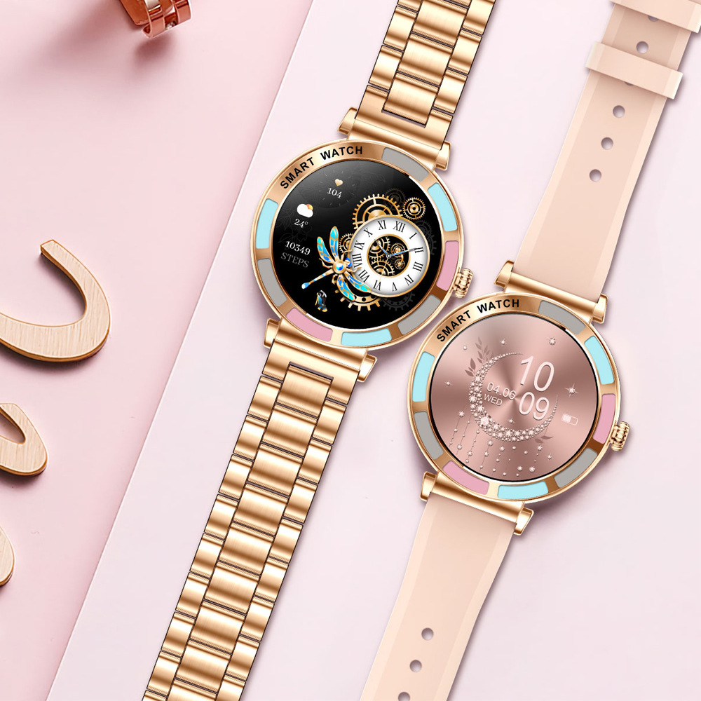 New fashionable H20 smartwatch for ladies, Bluetooth call, step count, Carlo sports bracelet, one-piece export consignment details Picture