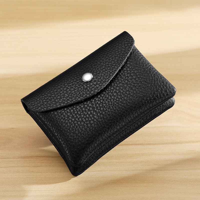 Simple and elegant pu coin purse for women, multi-functional card case, large capacity for women, can hold small accessories, coins, soft leather small wallet Application Scenario