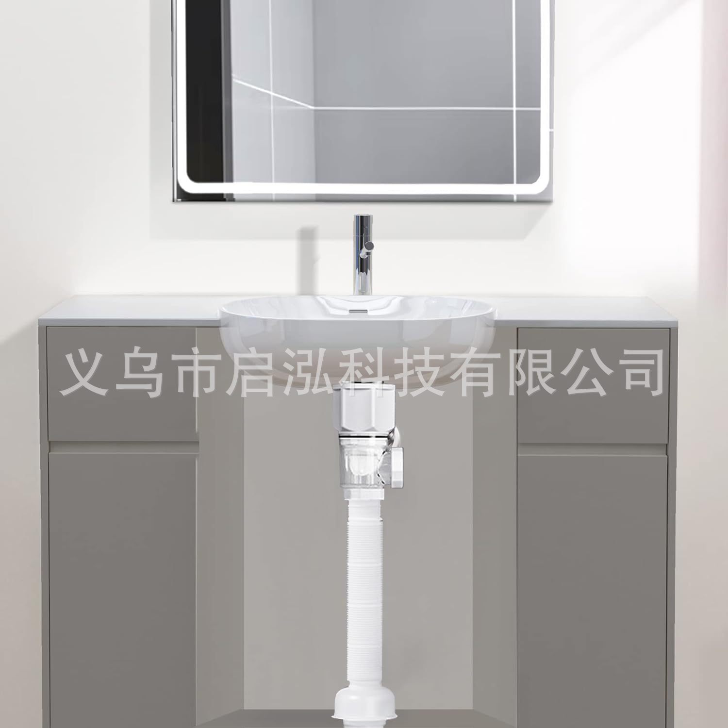 Anti-odor solution for drainpipes: Kitchen sink drainpipe, kitchen sink drain pipe, anti-odor drain pipe set Application Scenario