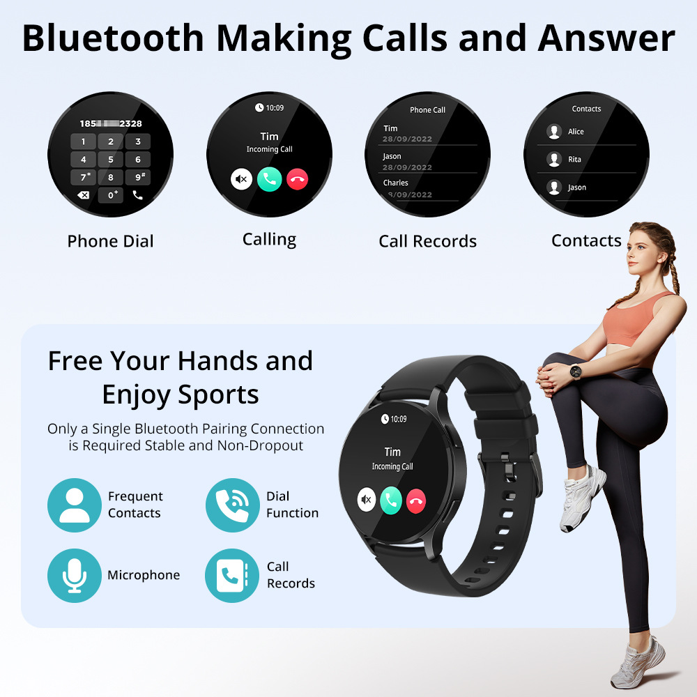 COLMI i28 Ultra AI smartwatch AMOLED display with built-in AI Da-GPT Specification drawing
