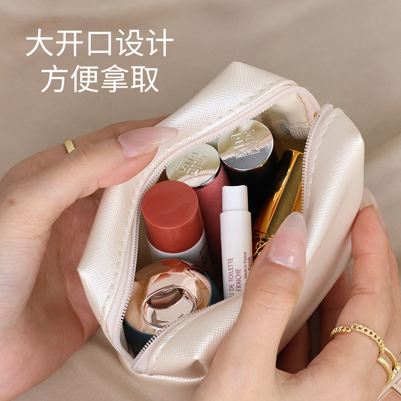 PU coin purse, Ins-style portable makeup bag, mini lipstick storage small bag, sanitary napkin bag, data cable storage bag Specification drawing
