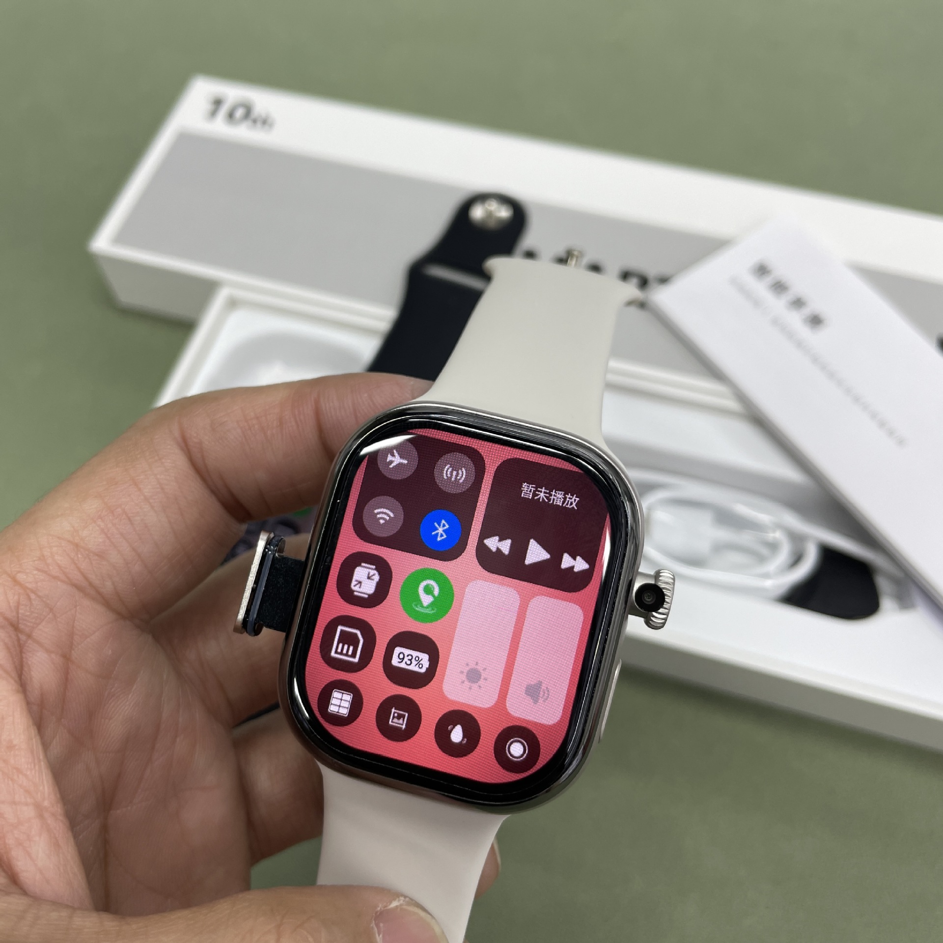 The new Standby King M53 SIM card 4G smartwatch and Shuncheng 4.0 AMOLED screen Morse Code Specification drawing