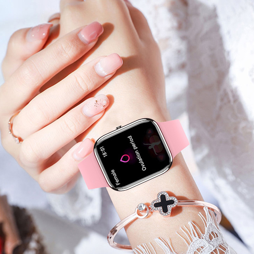 The Zongxin Y9PRO smartwatch is a fashionable watch for calls, music playback, step counting, heart rate, blood oxygen, and sports details Picture