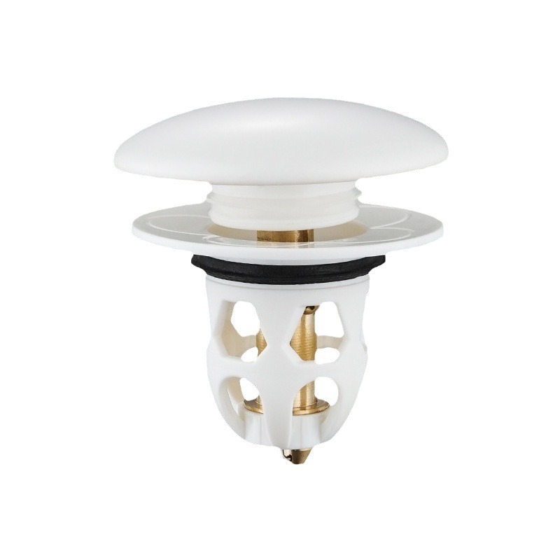 Ceramic cover washbasin leakage plug, washbasin bouncing core drain, anti-odor press-type face sink, washbasin accessories Item Picture