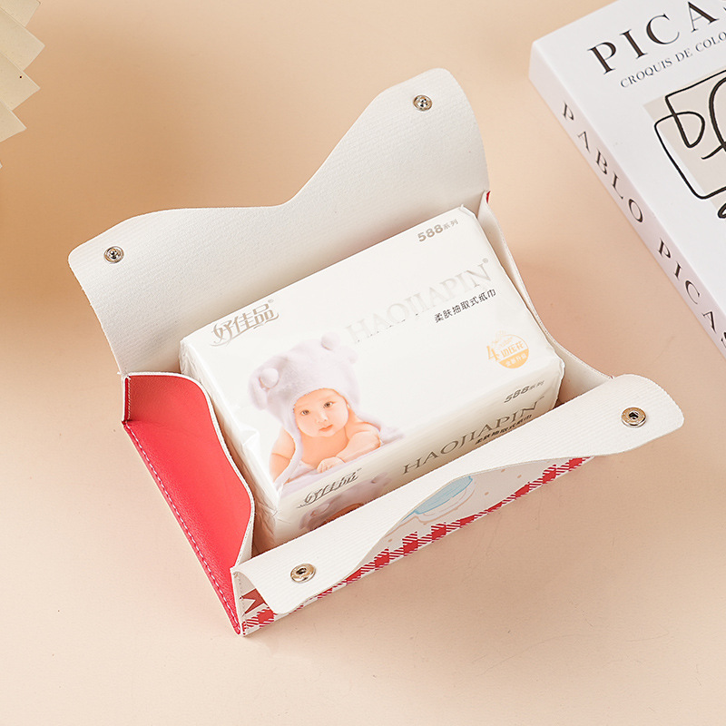 Household living room tissue box, storage tissue box, dining room, high-end car decoration, ins cute card, ventilation tissue box Application Scenario