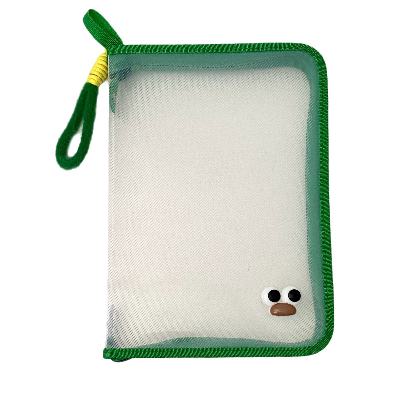 All grade students' A4 file bag, transparent large-capacity zipper handbag, textbook, test paper, miscellaneous storage, file bag Item Picture