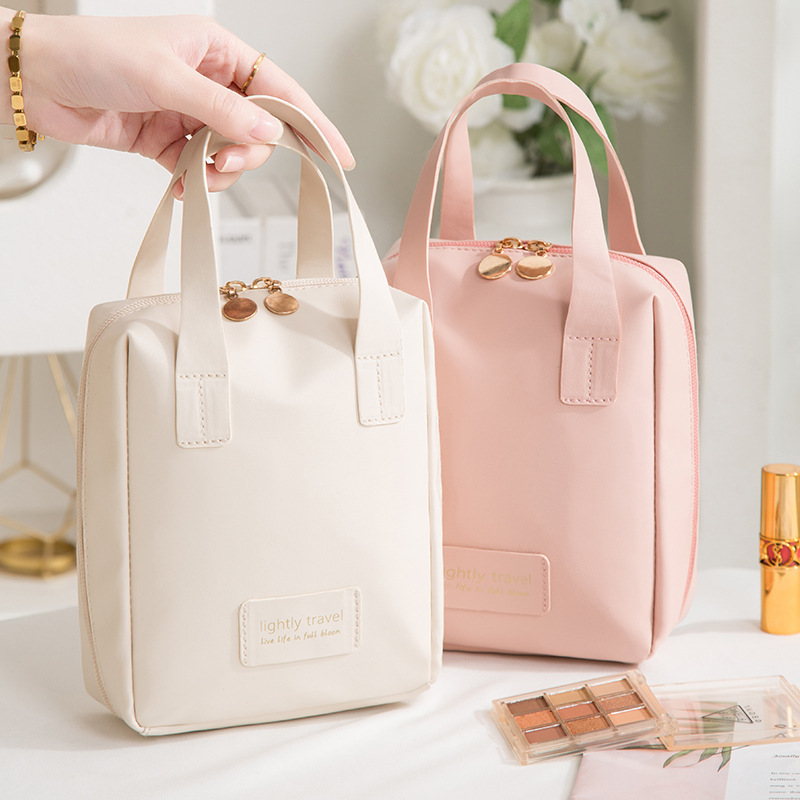 Cosmetic Bag for Women 2025 New Portable large-capacity high-end ins travel cosmetics hand-held toiletry bag storage bag details Picture