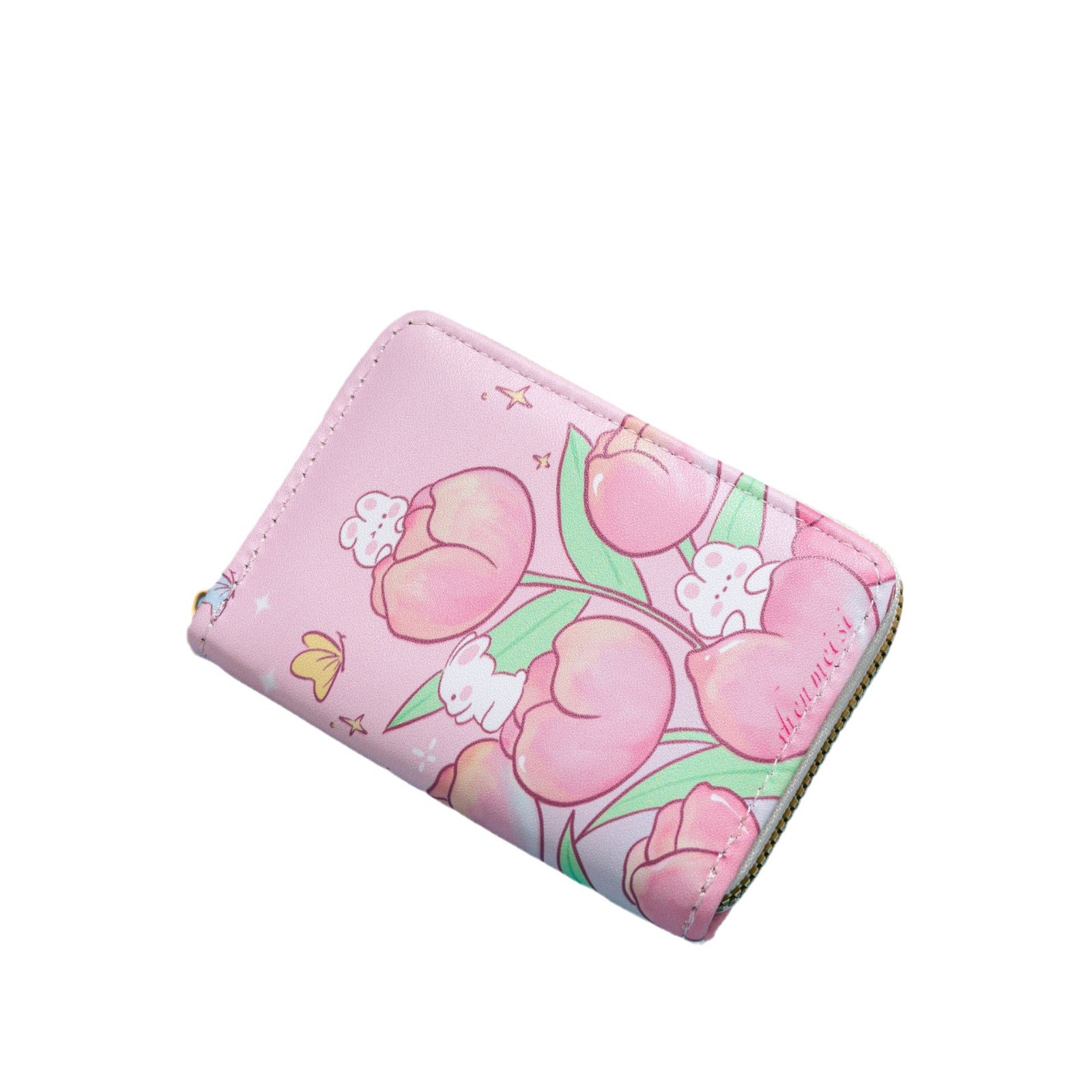 New cartoon printed organ card bag with a cute and trendy national style, multi-slot bank card and document storage bag, and loose change card holder Item Picture