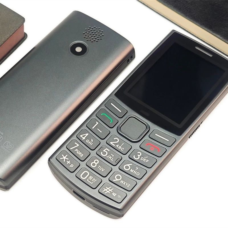 Vibration positioning FM radio, external playback, full network compatibility, 4G elderly mobile phone, straight bar key, mobile telecom 5G student phone Specification drawing