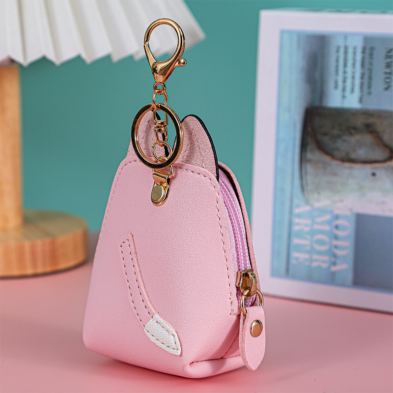 A new mini, cute and Ins-style cartoon student portable coin key waterproof wallet Specification drawing