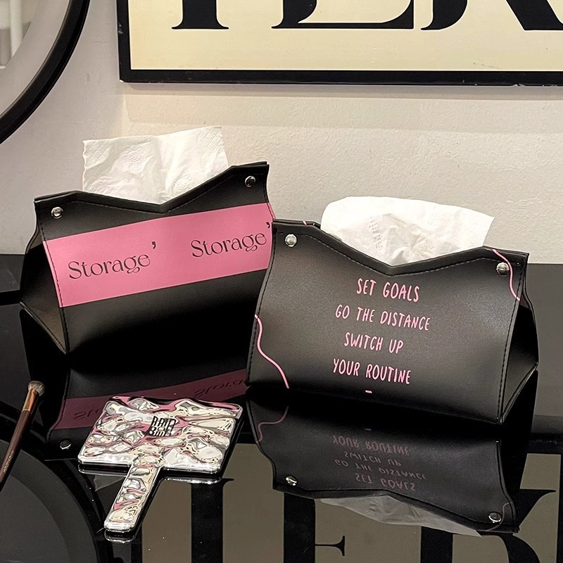 2024 New light luxury American country style tissue box, a home desktop storage wonder, guest dining room, hotel bedroom coffee table Application Scenario