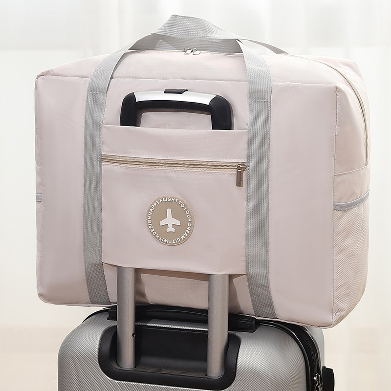 Large-capacity hand-held short-distance boarding travel bag, female student boarding trolley luggage bag, lightweight multi-functional storage bag full figure