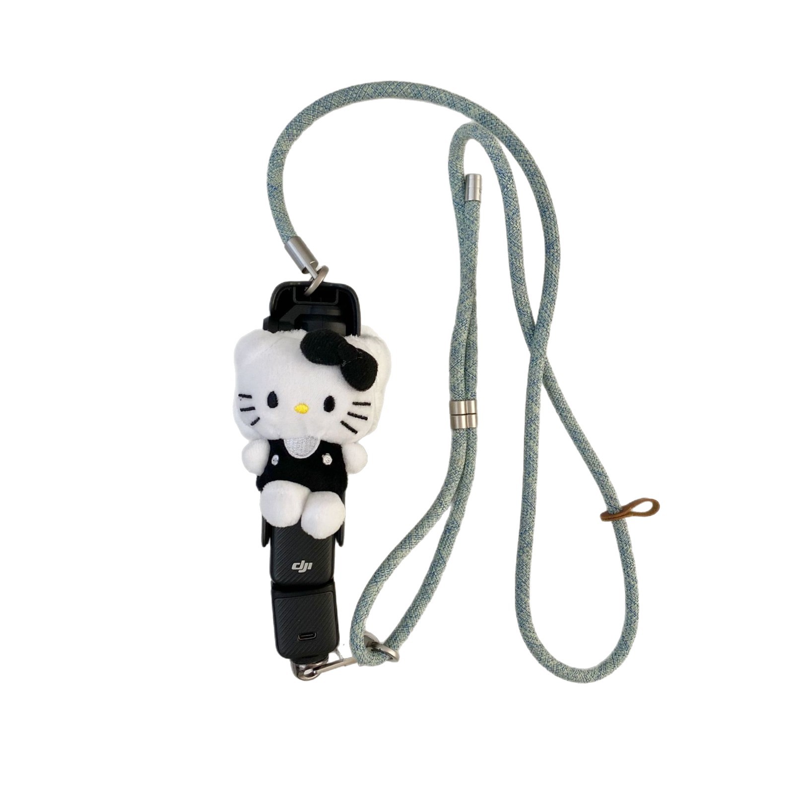 Black cat DJI pocket3 protective case, cute crossbody portable lens camera scratch-resistant accessory Item Picture