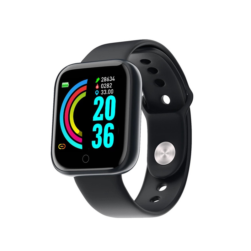 The Y68 smart bracelet for heart rate and blood pressure, the D20 smart watch, the macaron health reminder, and the step-counting bracelet are cross-border bestsellers Item Picture
