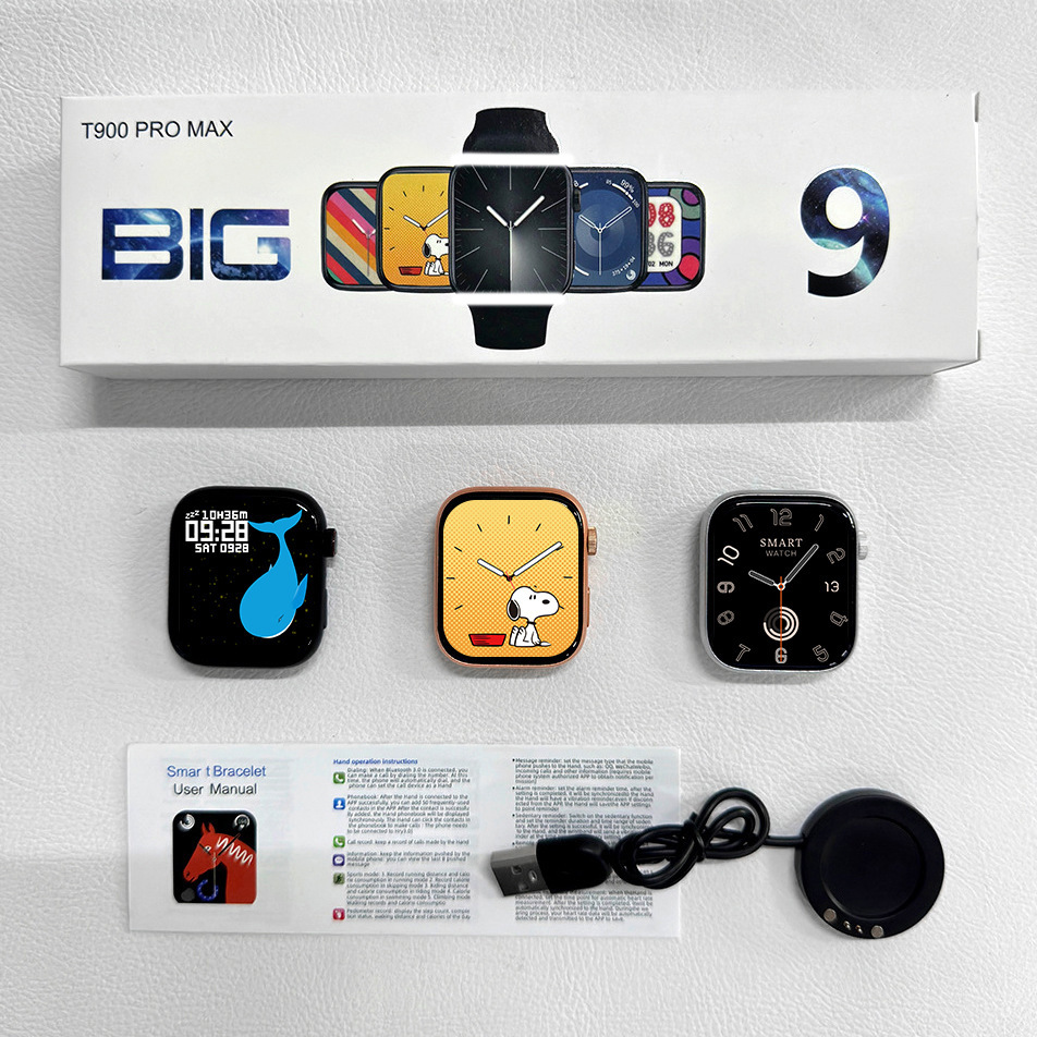 T900PROMAX smartwatch, t900 smart bracelet, Bluetooth call, heart rate, blood pressure, health, step counting, exercise details Picture